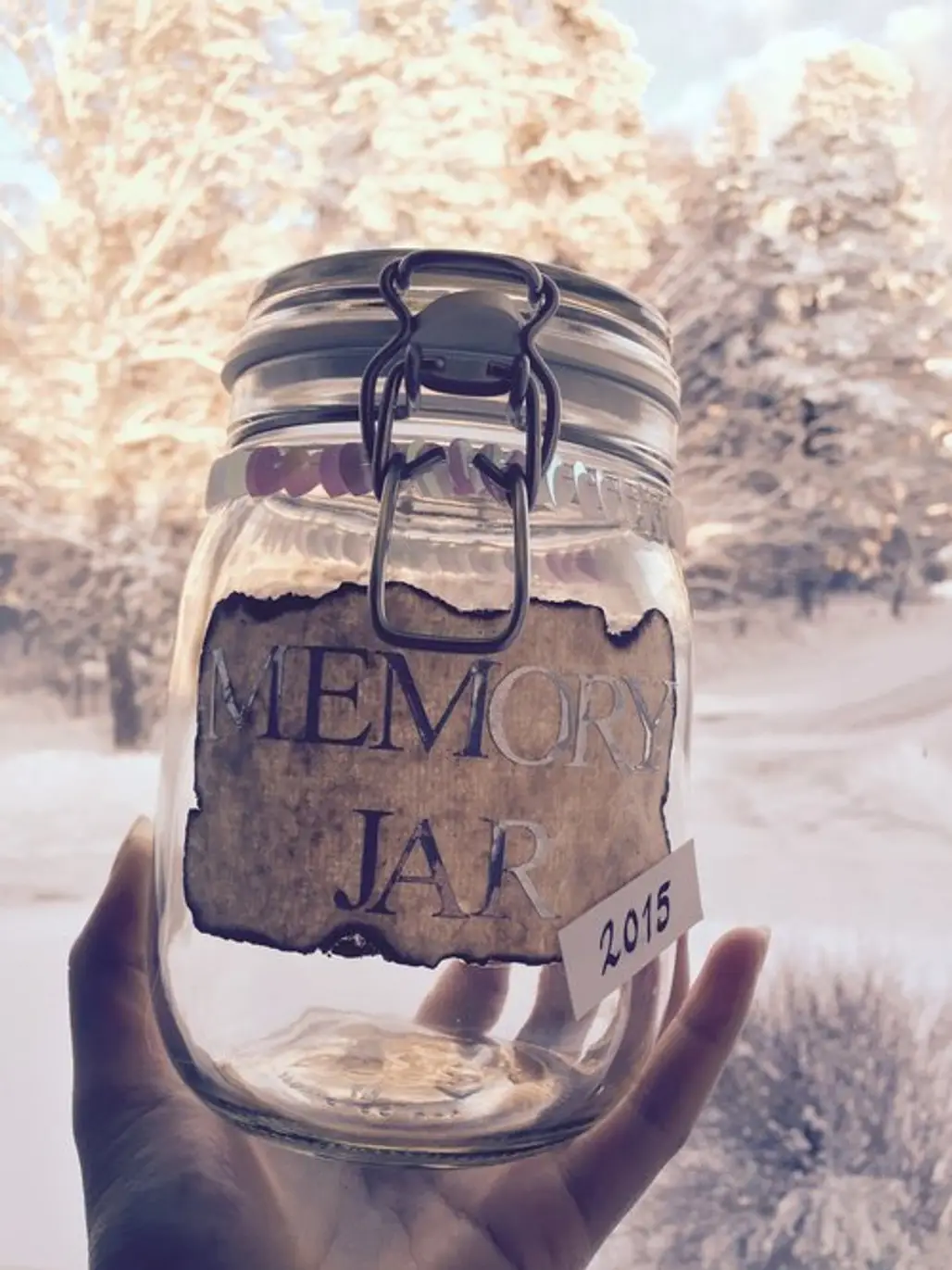 photograph,blue,winter,mason jar,lighting,
