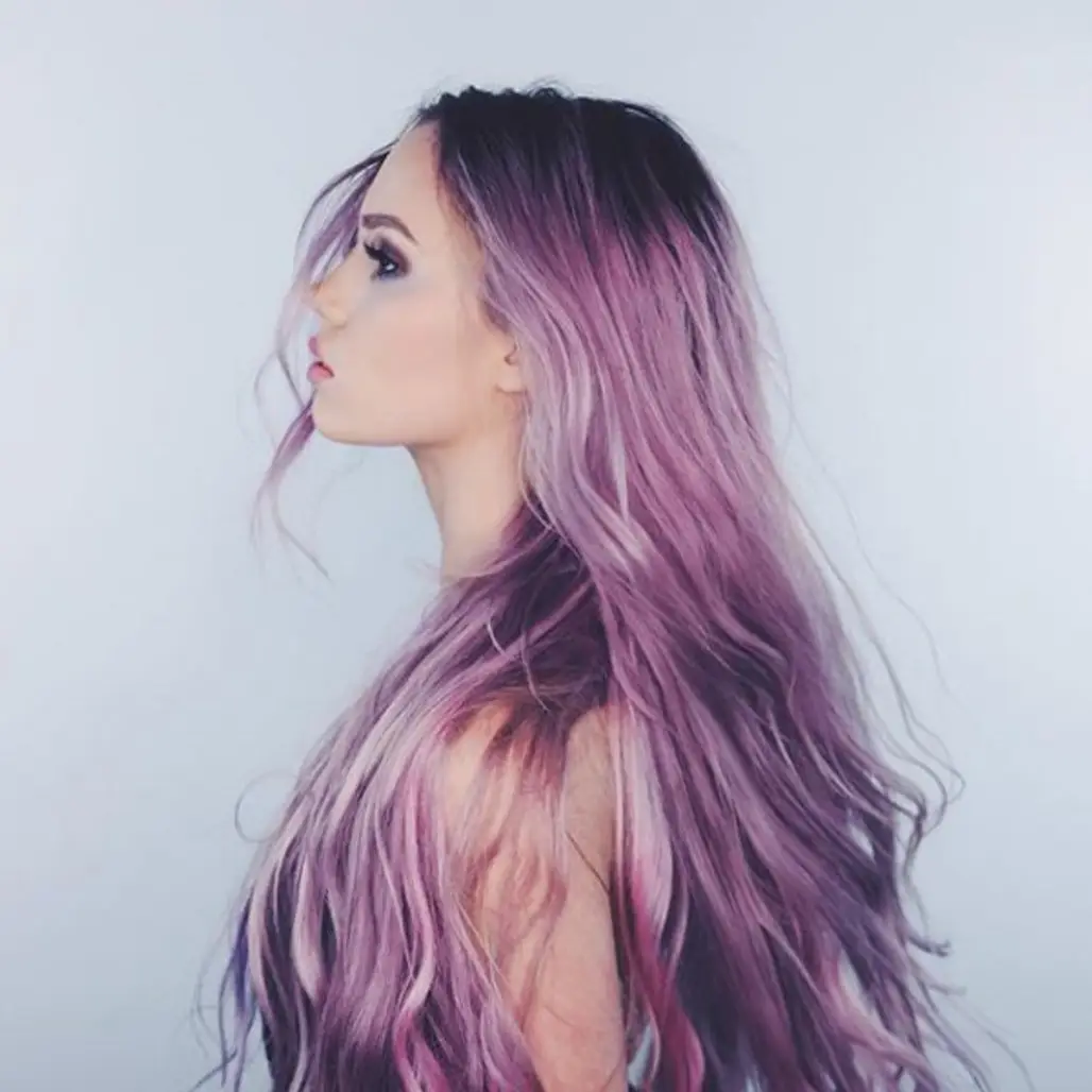 clothing, hair, color, purple, pink,