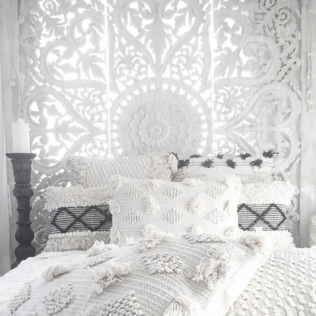 wall, lace, black and white, textile, duvet cover,