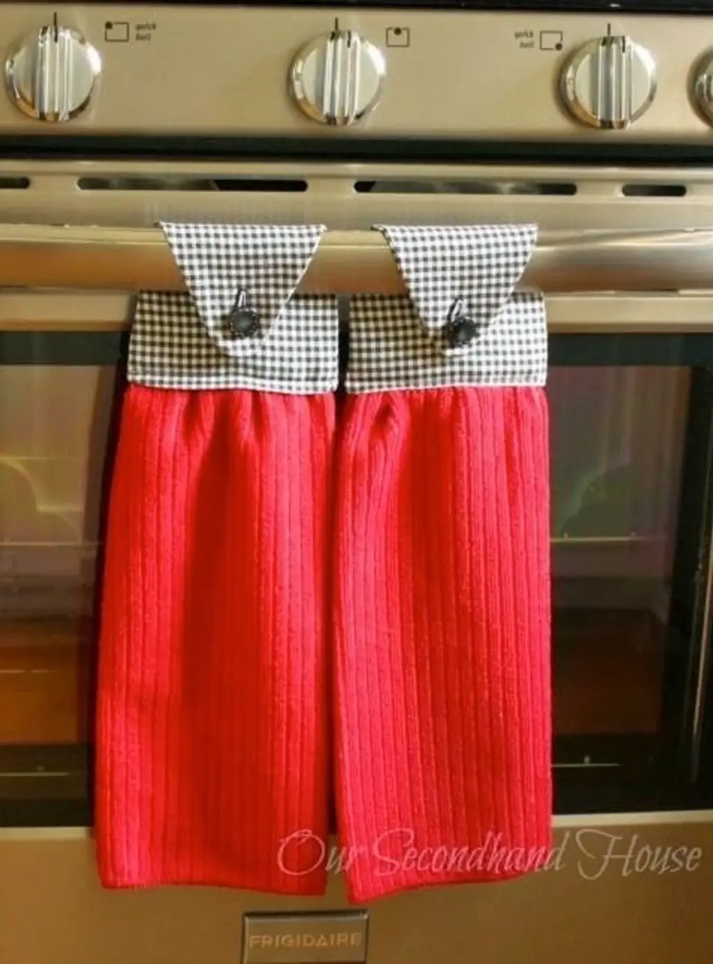 How to Make Hanging Kitchen Towels