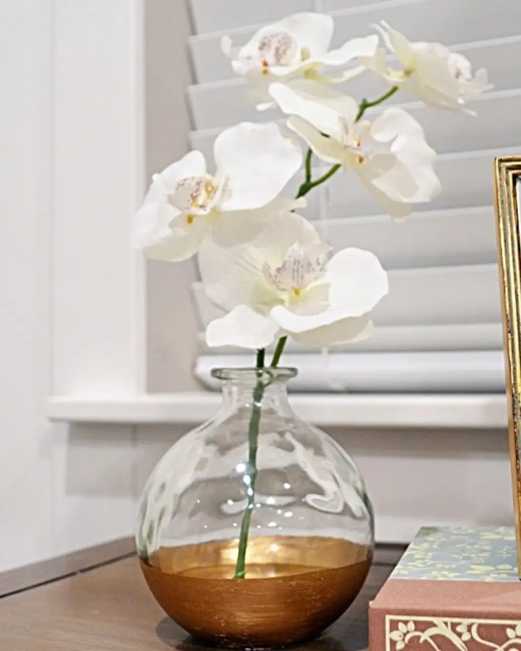Gold Dipped Vase
