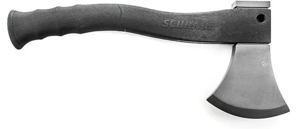 Axe with Fire Starter and Rubber Handle, Small