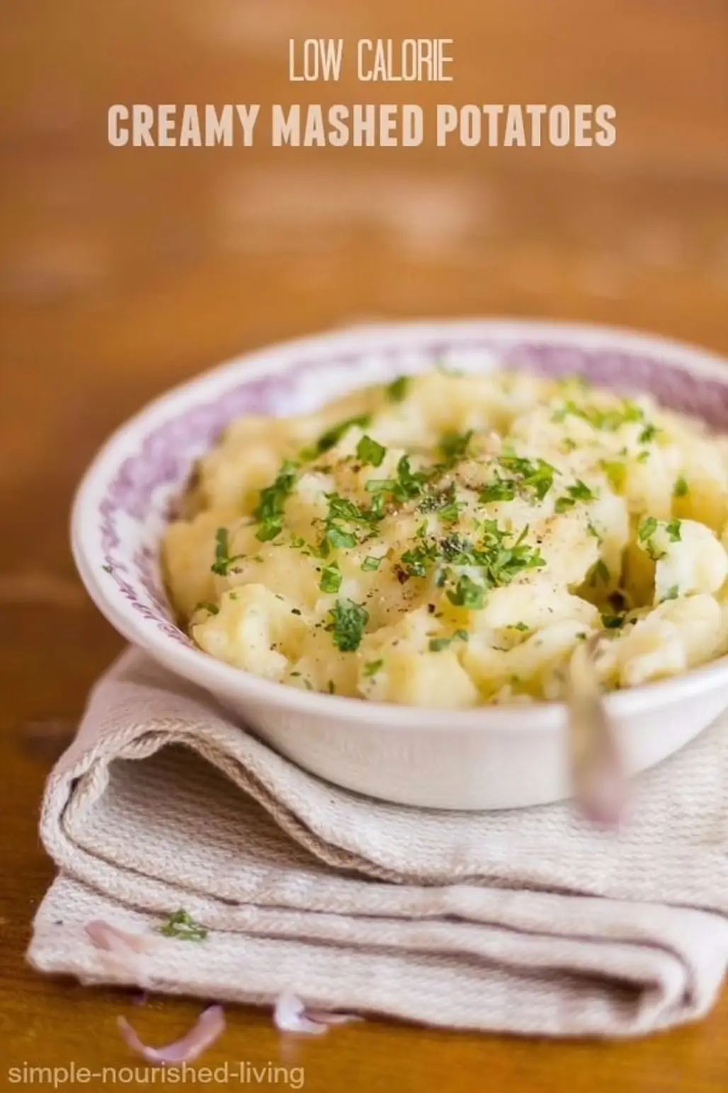 Creamy Low Calorie Mashed Potatoes,
