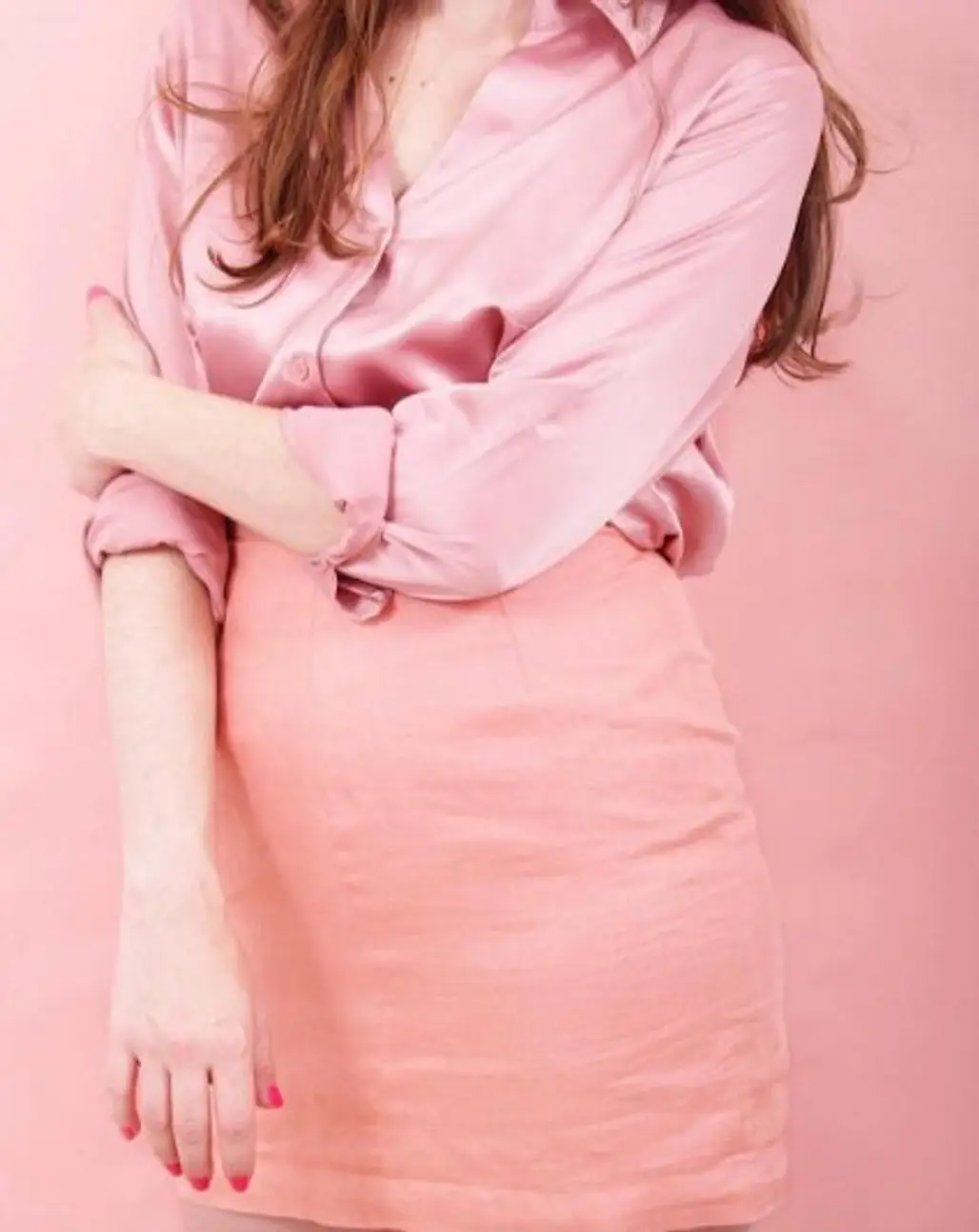 pink, clothing, sleeve, peach, dress,
