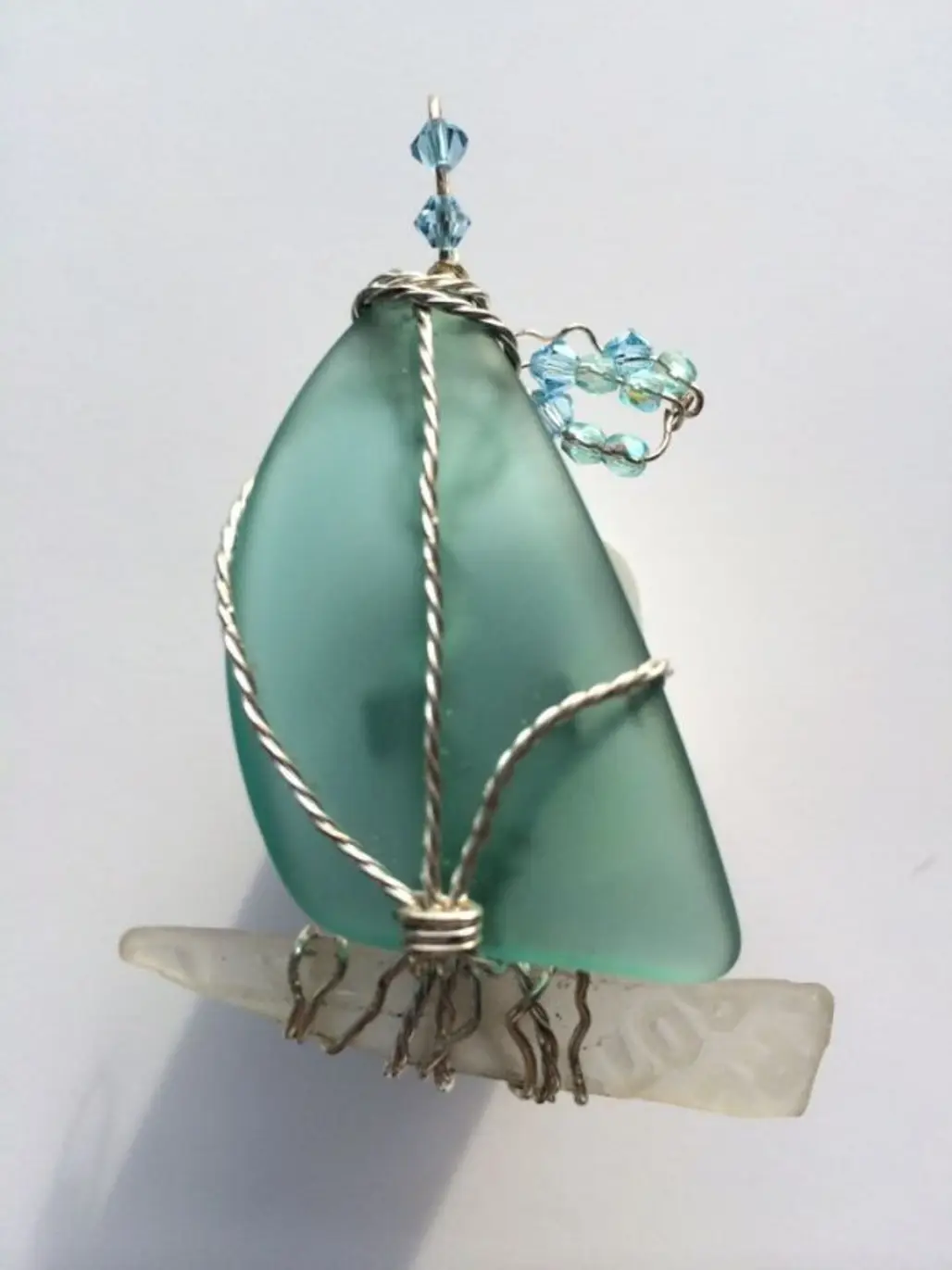 A Sea Glass Sailboat is Perfect