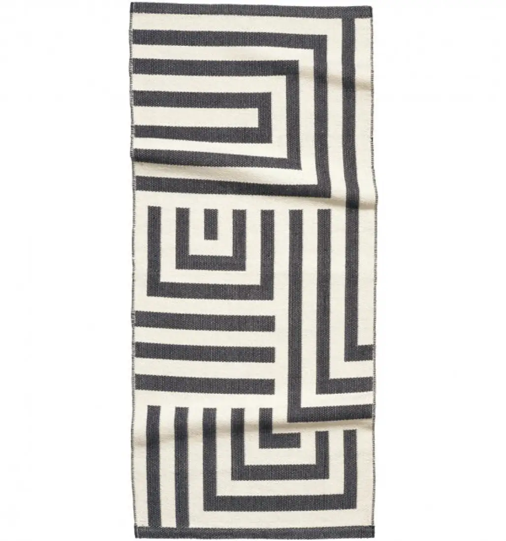 Rug with Woven Pattern