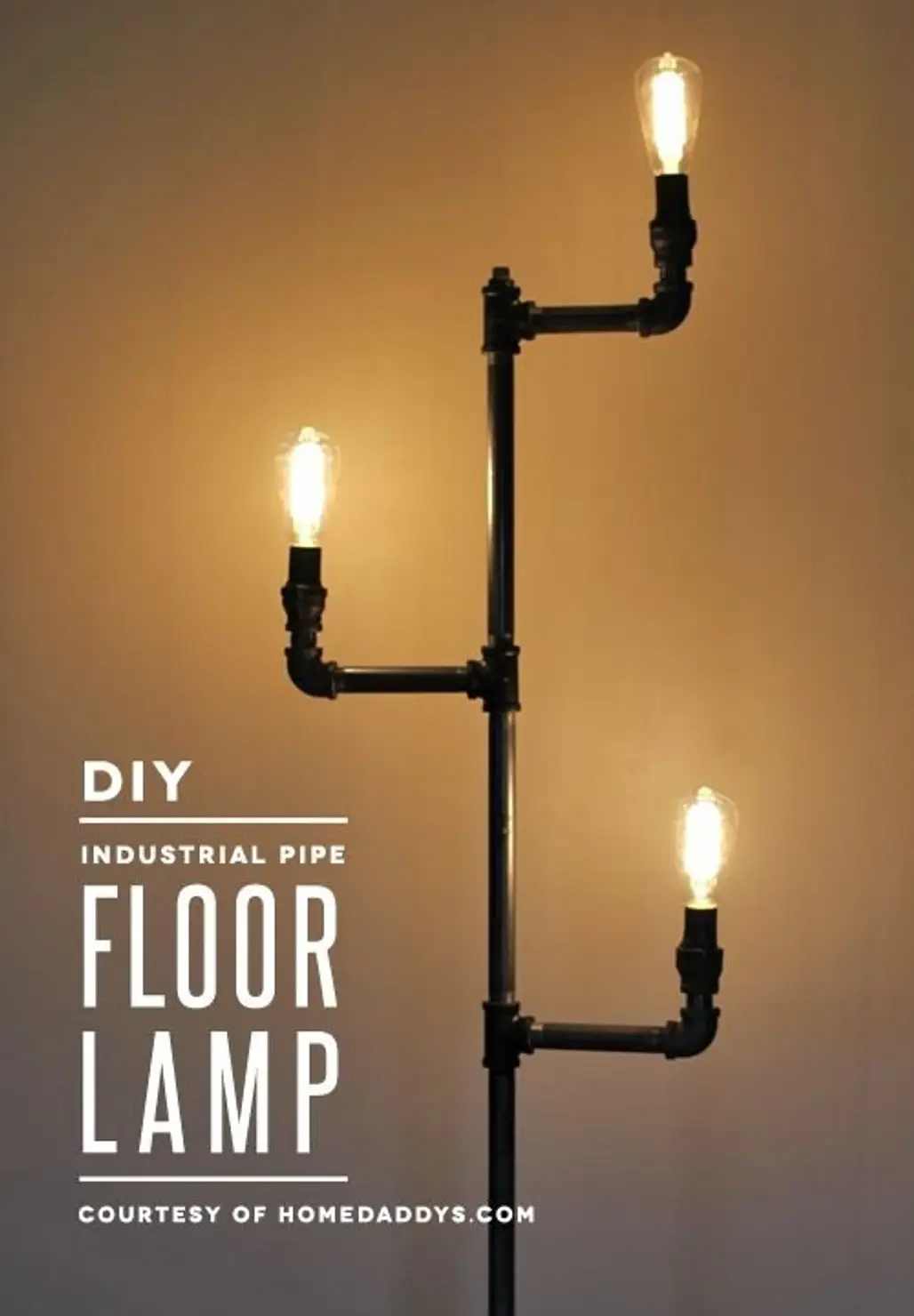 How to Make an Industrial Pipe Floor Lamp