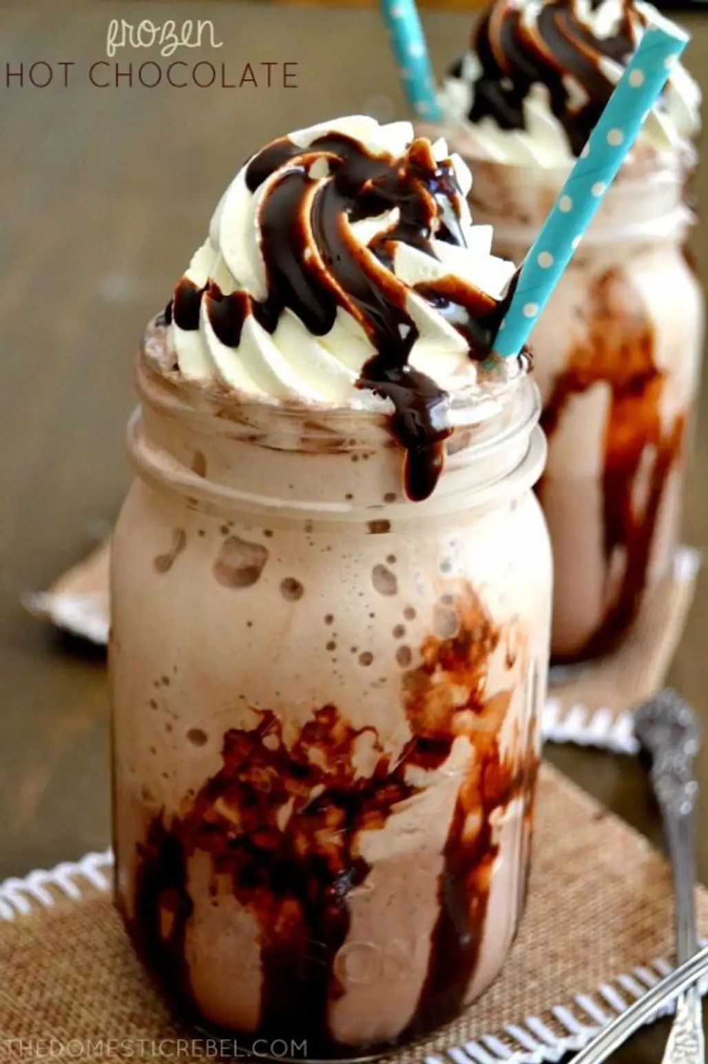 Frozen Hot Chocolate Milkshake