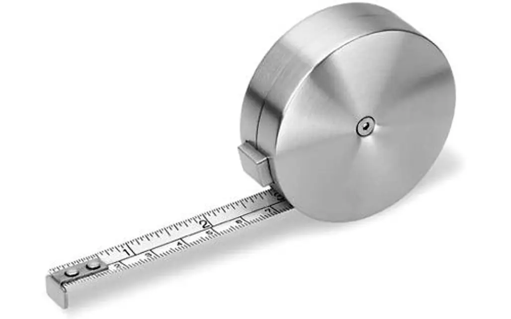 Deluxe Tape Measure with Stop Button by Blomus