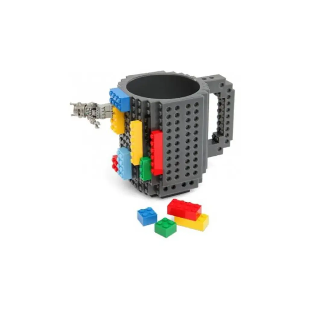 Build-on Brick Mug, BPA-free 12oz Coffee Mug