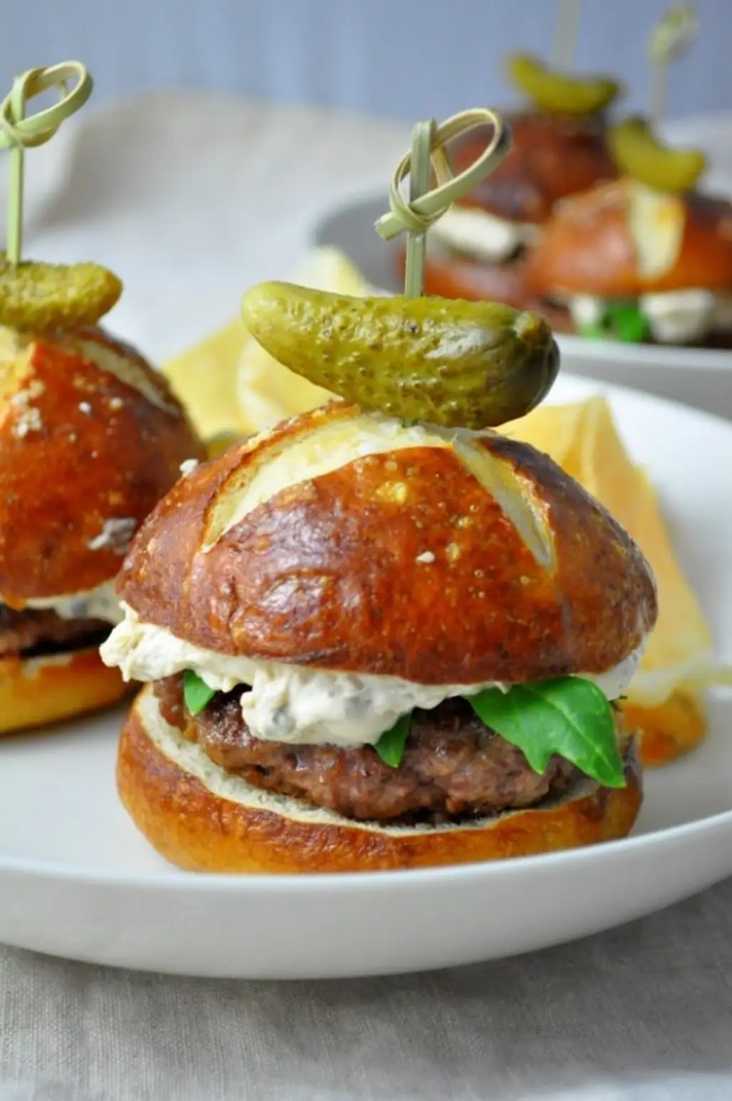 Surf and Turf Sliders with Pickles