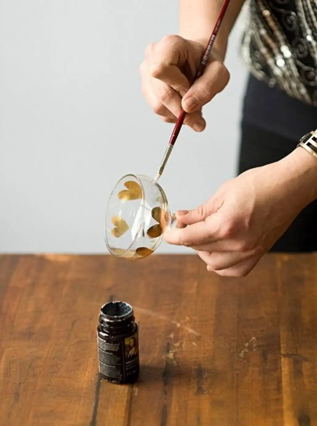 Learn How to Gold Leaf Glasses