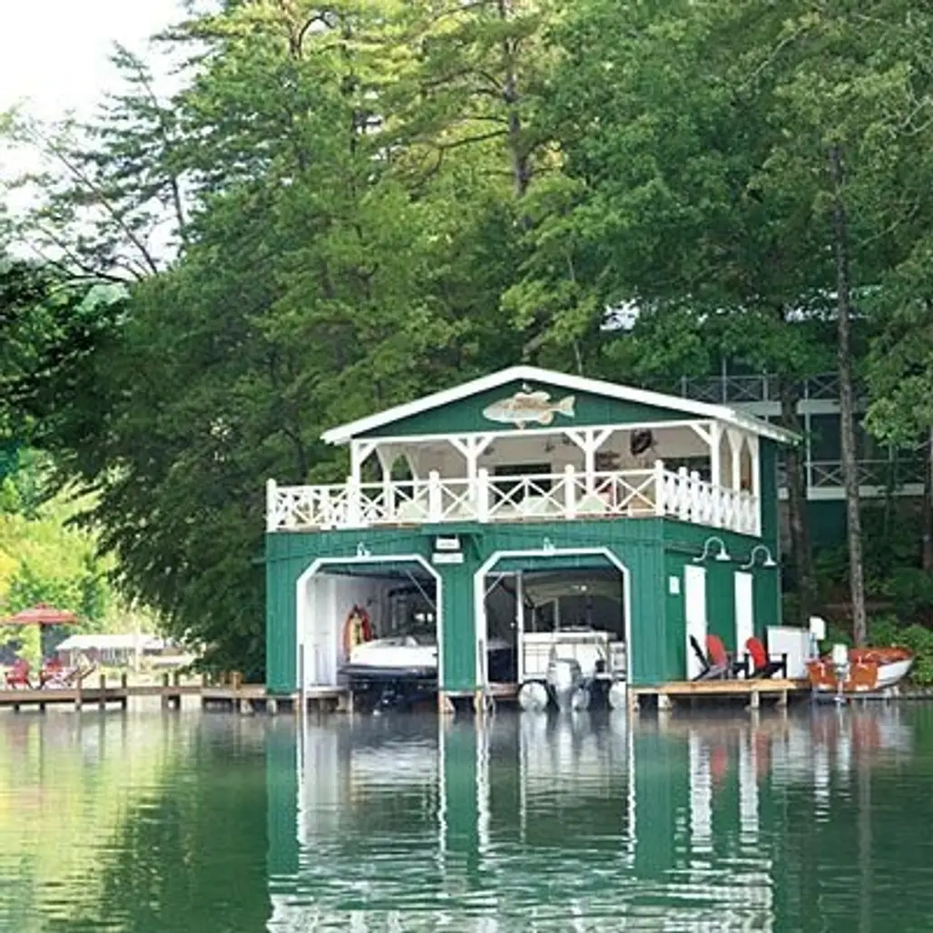 Every Lake House Needs a Matching Boathouse