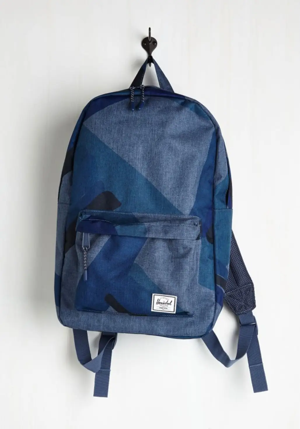 Chambray Color-block Backpack