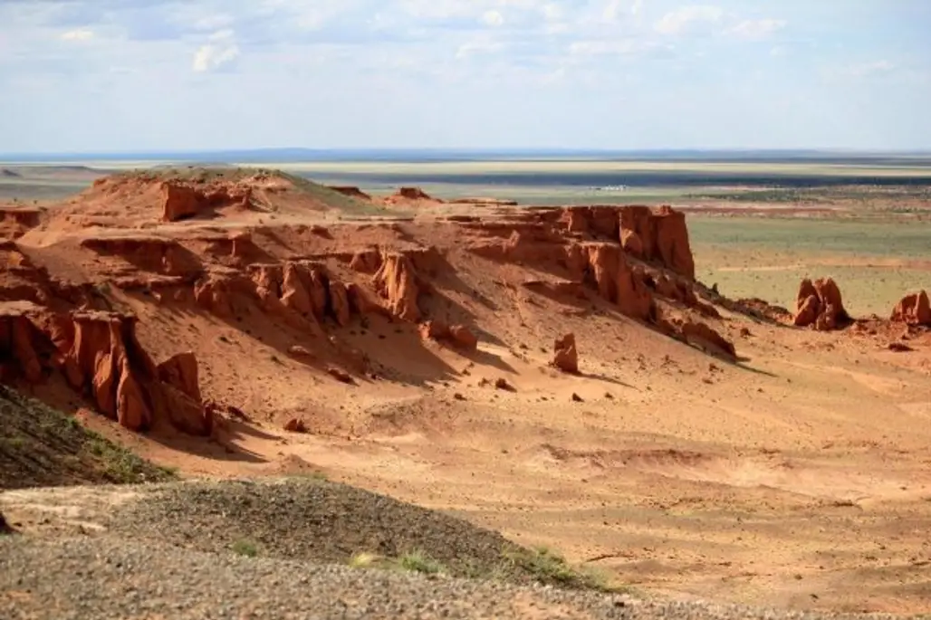Visit the Flaming Cliffs and Dinosaur Fossil Discoveries