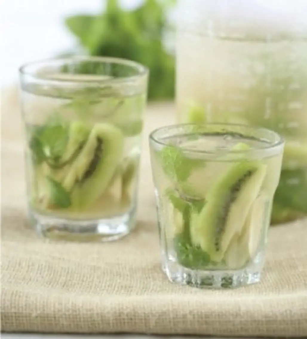 Kiwi, Ginger and Mint Water