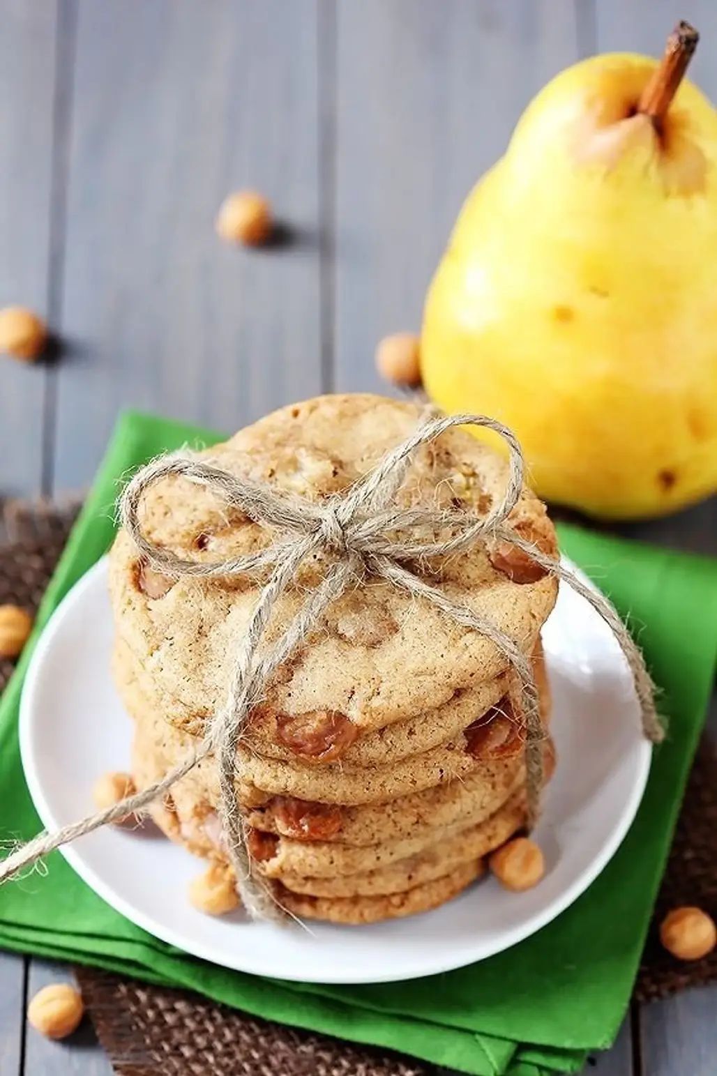 Caramel Pear Cookies