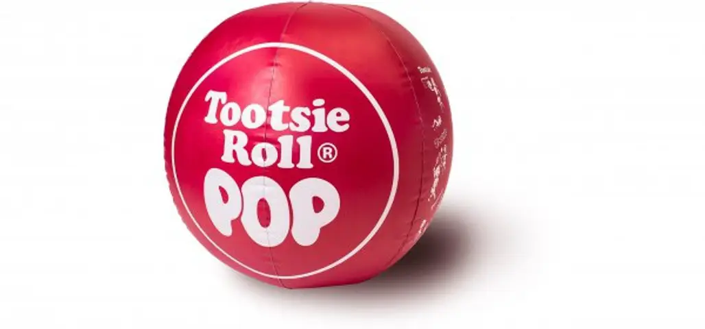 Tootsie Roll, red, pink, logo, ball,
