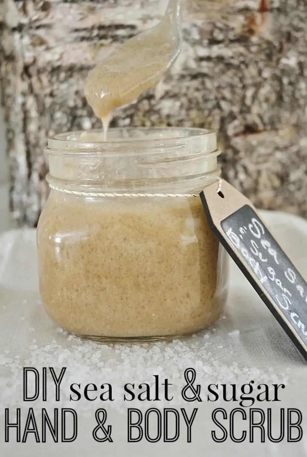 DIY Sea Salt & Sugar Hand & Body Scrub