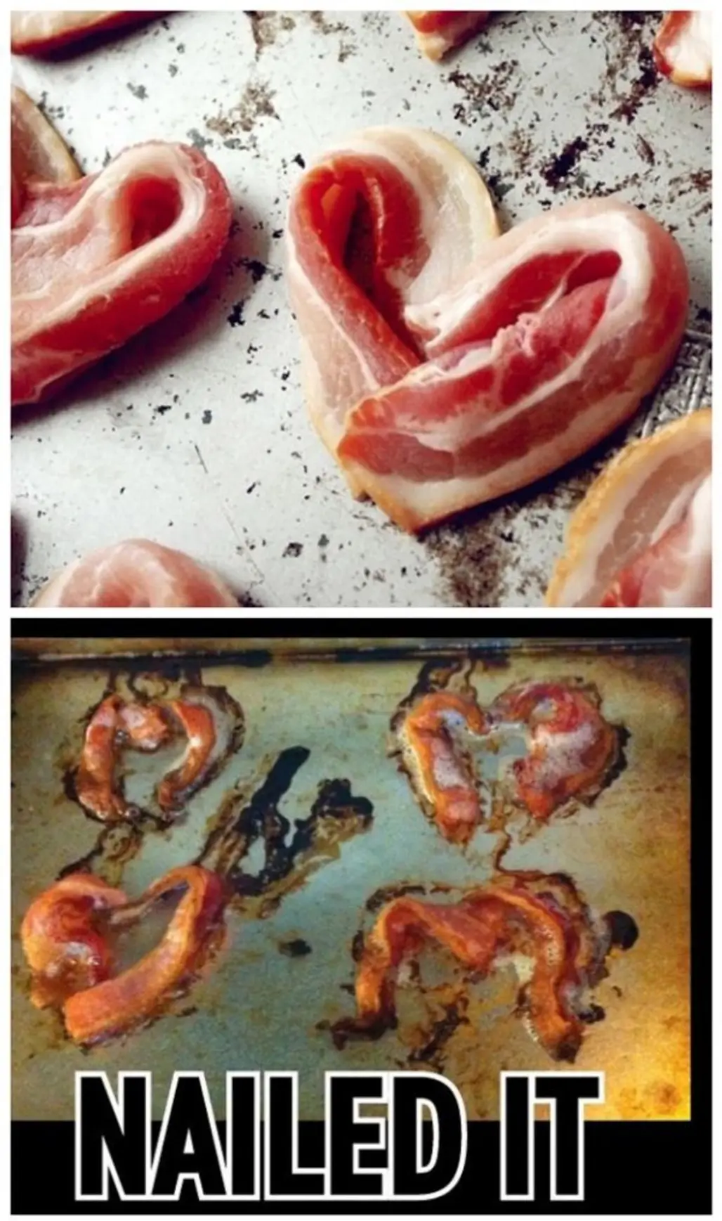 Heart-shaped Bacon