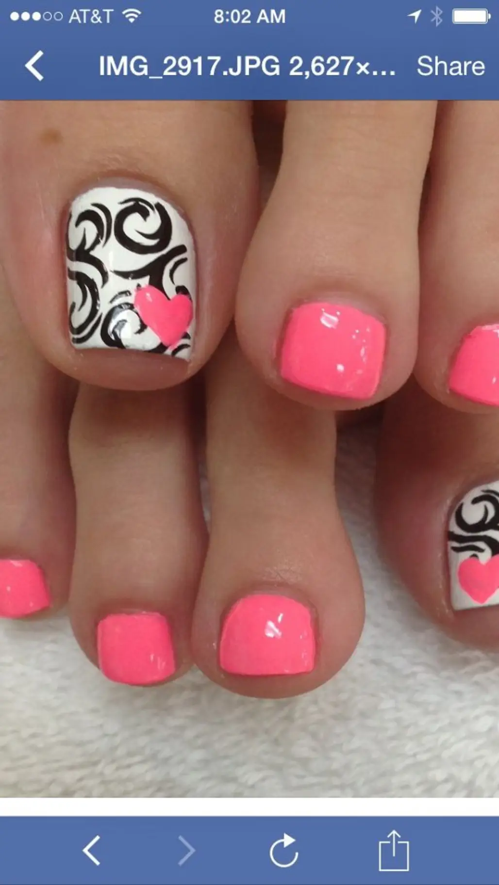 Hot Pink, White and Black for Summer