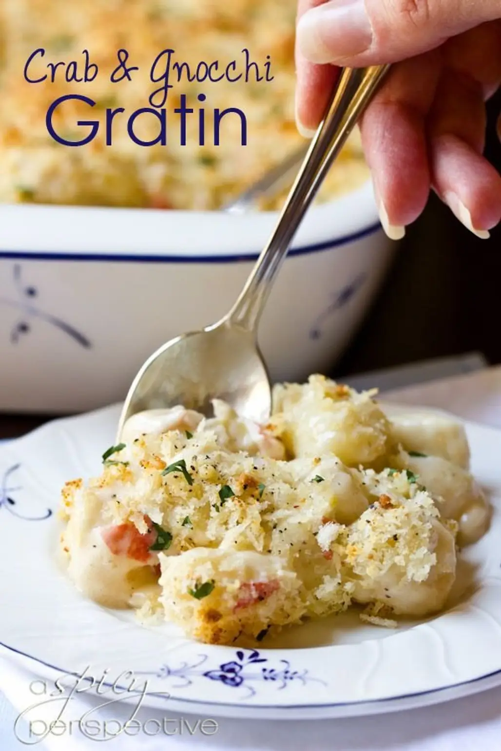 Crab Mac and Cheese Casserole with Gnocchi