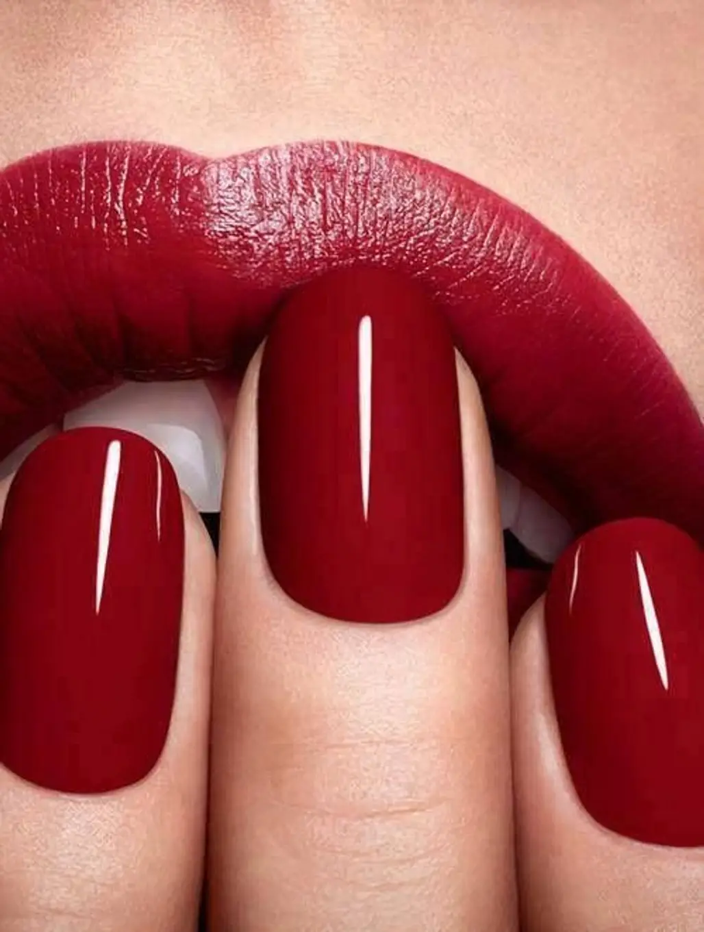 Red Lips and Nails
