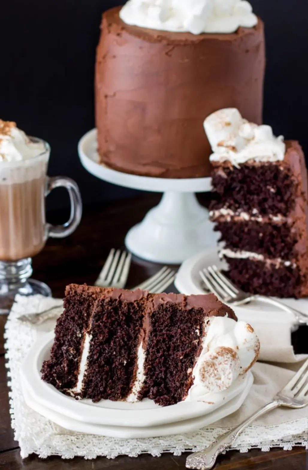 food, chocolate cake, dessert, chocolate brownie, buttercream,