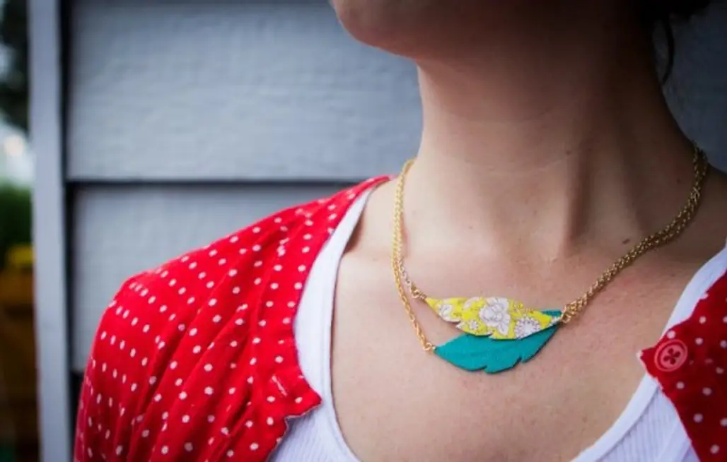 Prairie Feather Necklace