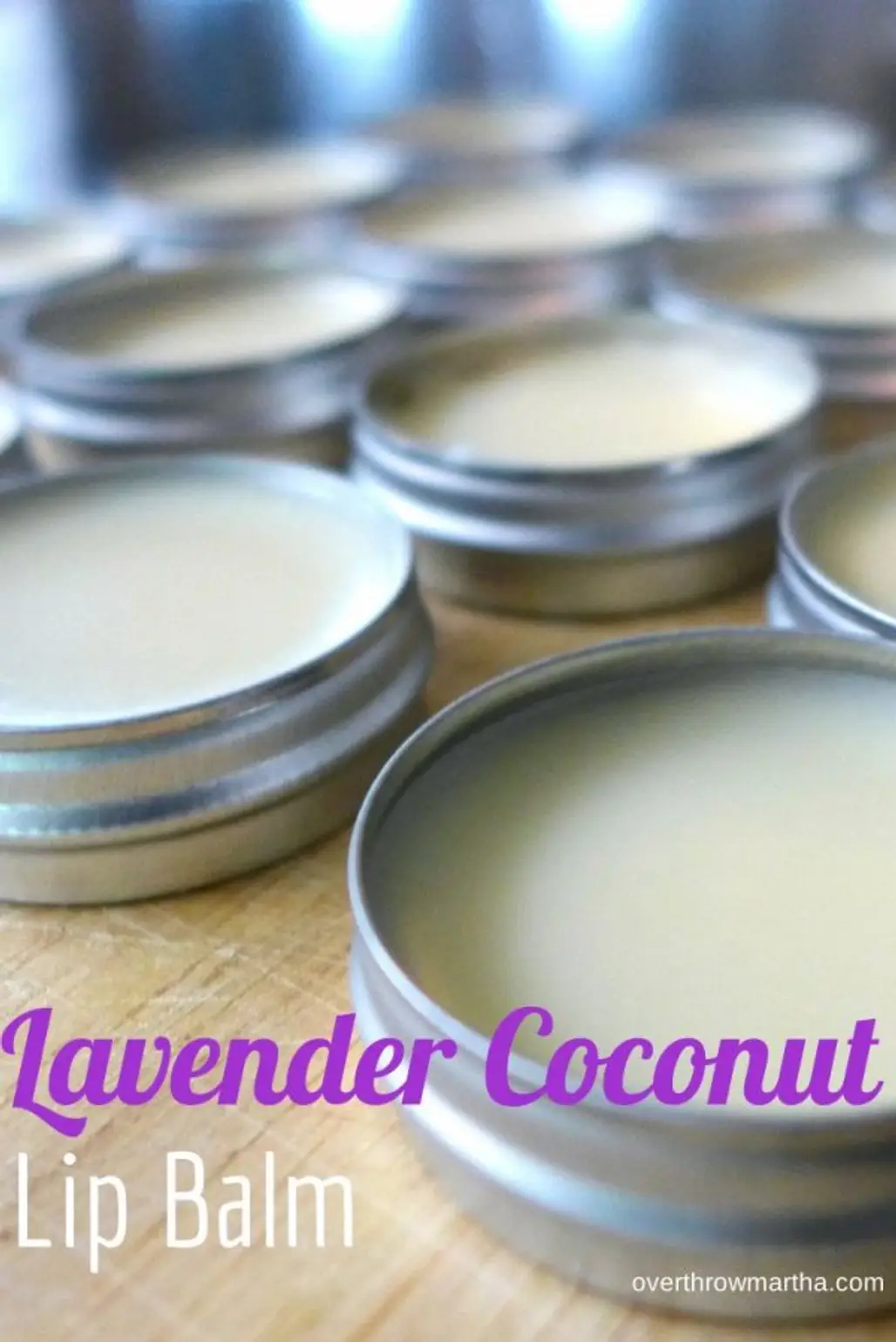Easy DIY Lavender and Coconut Lip Balm