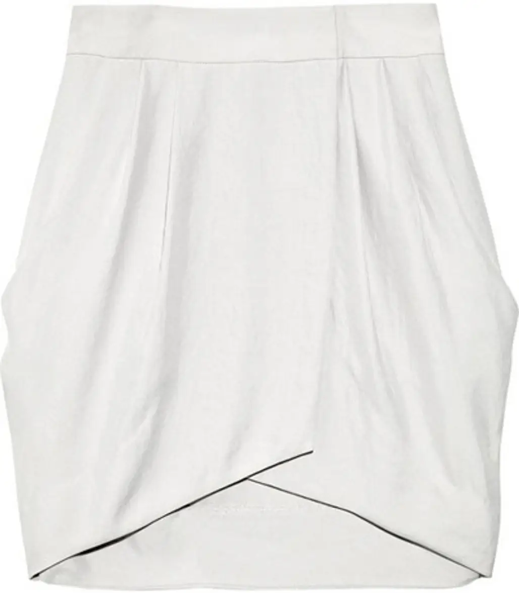 Diane Von Furstenberg Jama Twill Wrap Skirt
