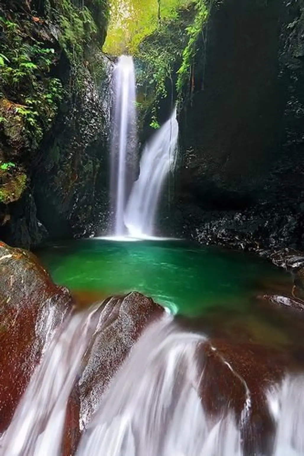 Gitgit Twin Waterfalls and Emerald Pool, Indonesia