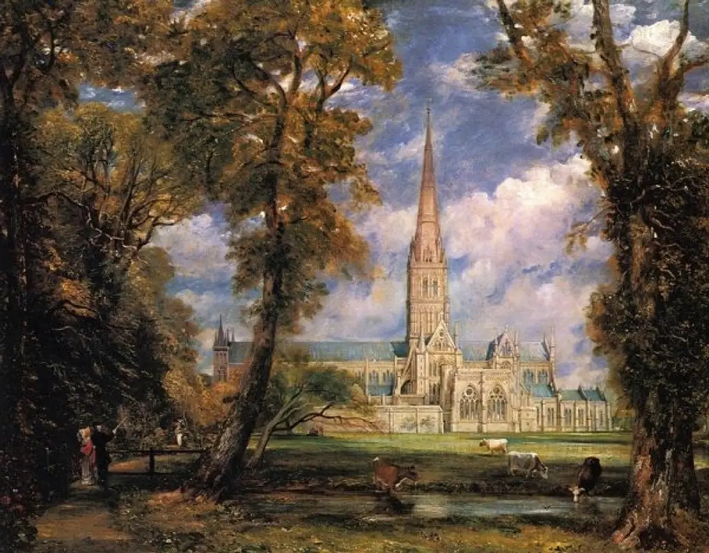 Salisbury Cathedral from the Bishop’s Grounds