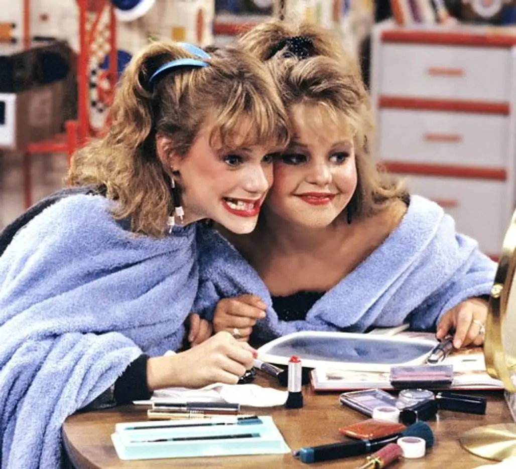 Andrea Barber and Candace Cameron Bure