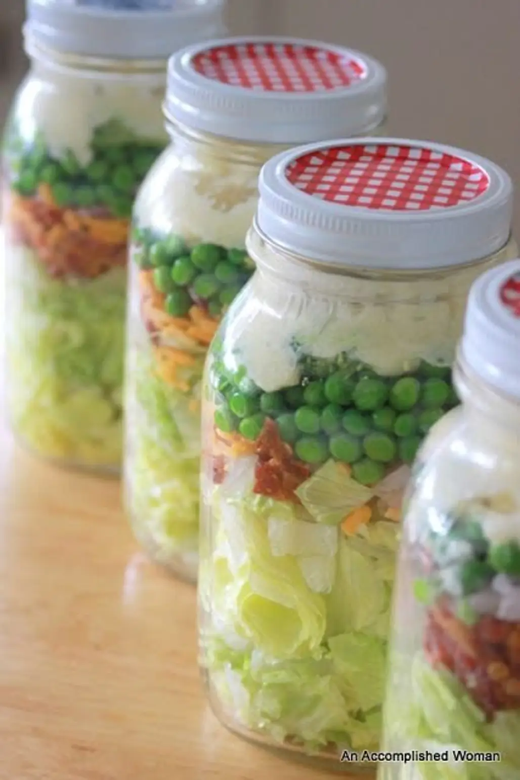 Seven Layered Salad in a Jar