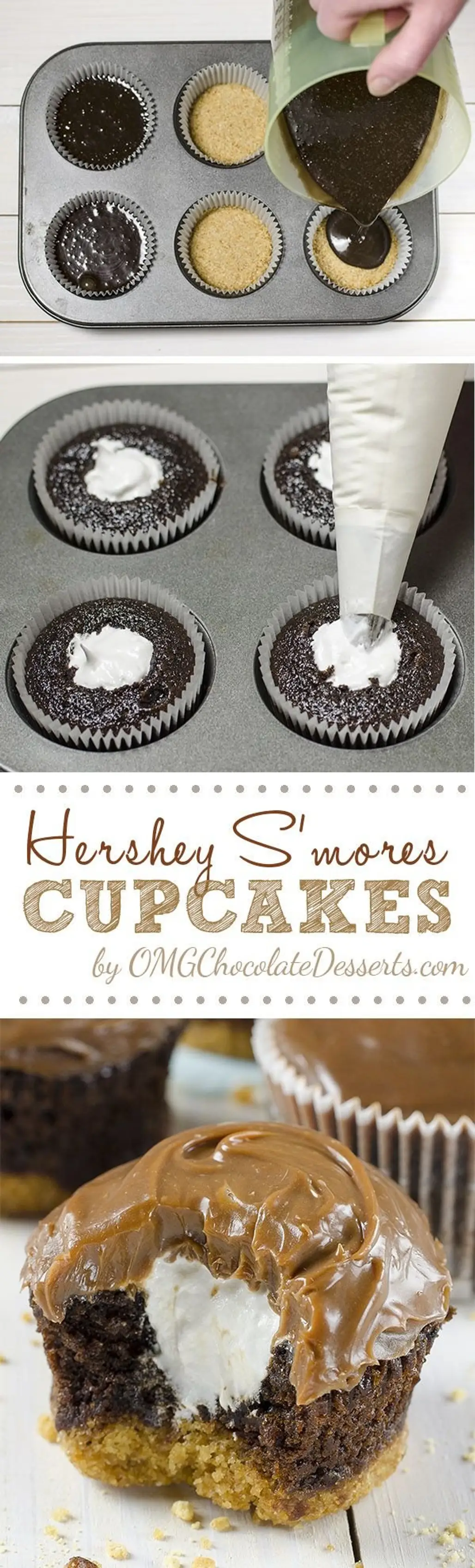 Hershey’s S’mores Cupcakes