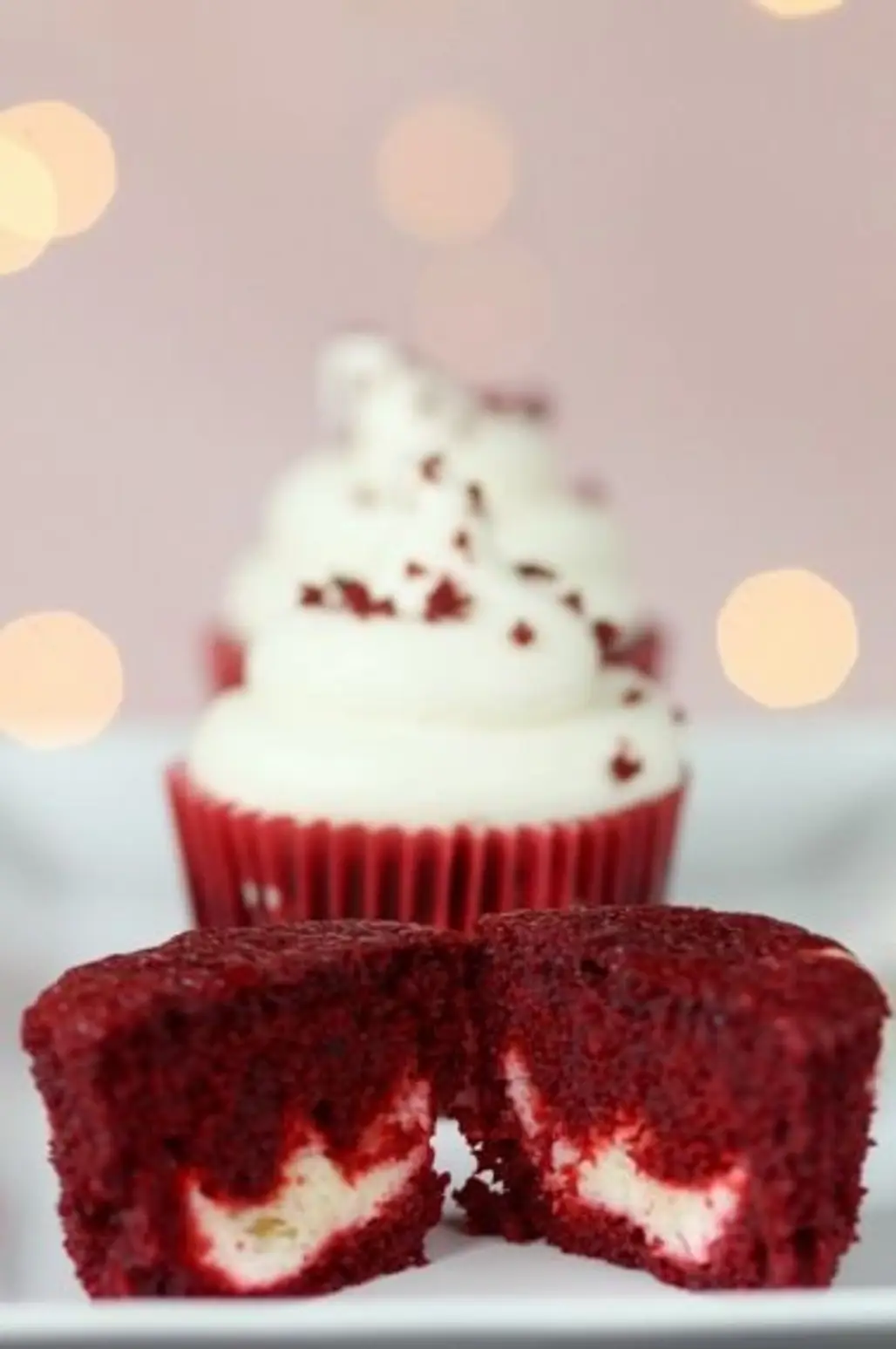 Red Velvet Surprise Cupcakes