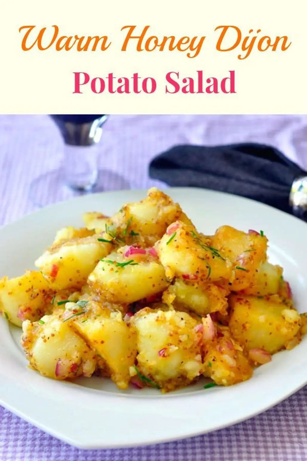 Warm Honey Dijon Potato Salad