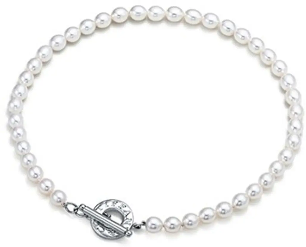 Tiffany Cultured Freshwater Pearl Toggle Necklace