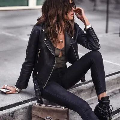 7 Street Style Ways to Wear Leather Pants during the Day ...