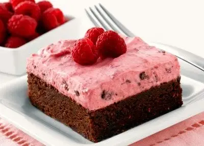 Chocolate Raspberry Brownie Mousse Delight