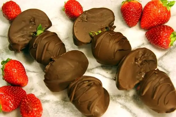 Chocolate-Dipped Fruit Kabobs
