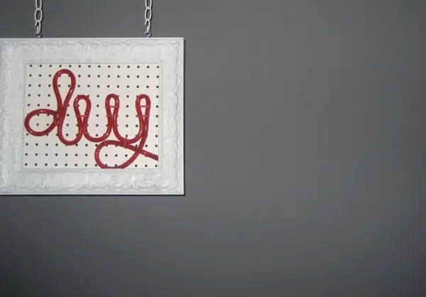 Name in Rope Lights
