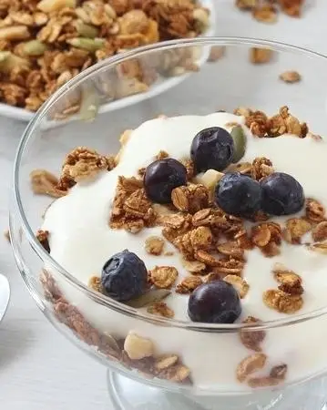 Non-fat Yogurt and Granola