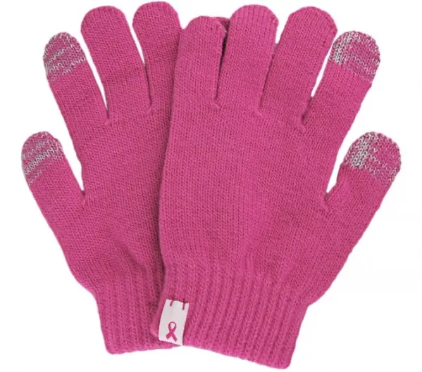 Greater Good Network Pink Ribbon Touch Screen Gloves