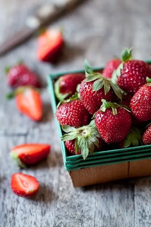 produce, strawberry, food, plant, fruit,