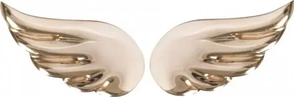 Barney’s New York Minor Obsessions Gold Angel Wing Stud Earrings