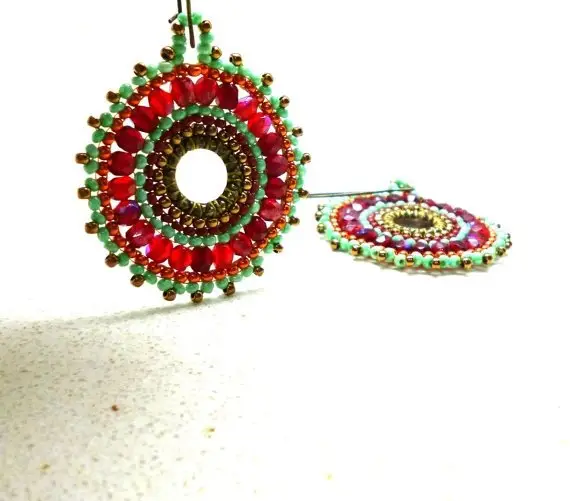 Mandala Bead Earrings
