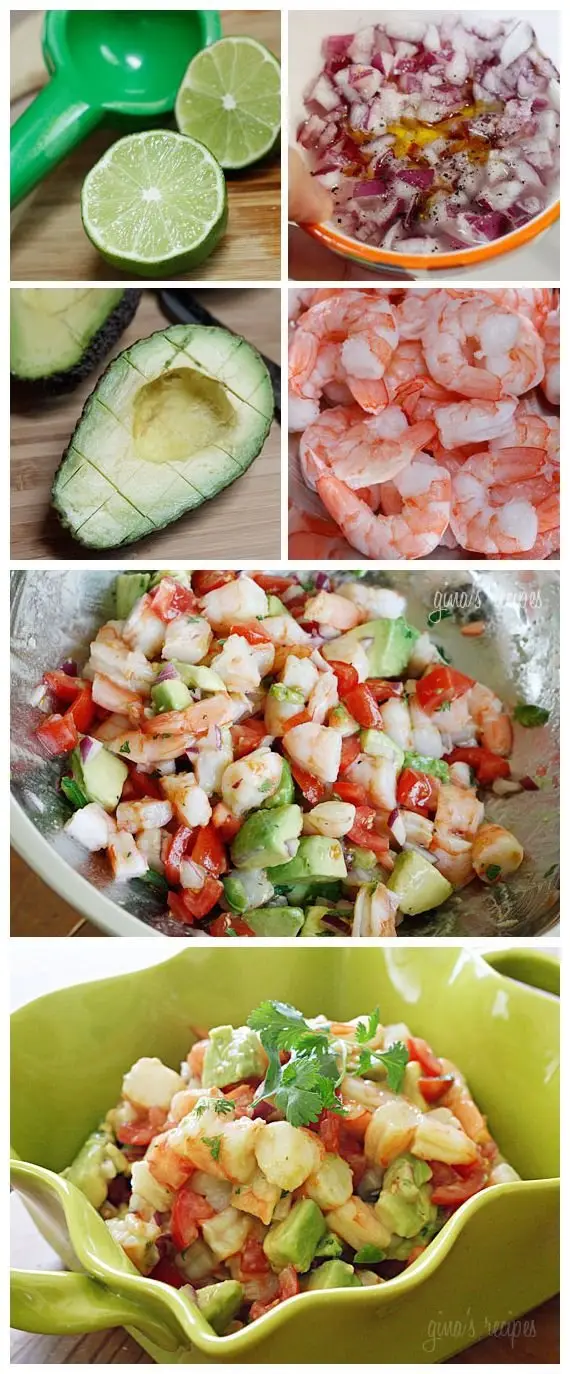 Zesty Lime, Shrimp Avocado Salad