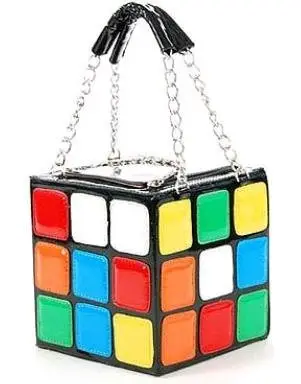 The Rubik's Cube Bag is Fun and Playful